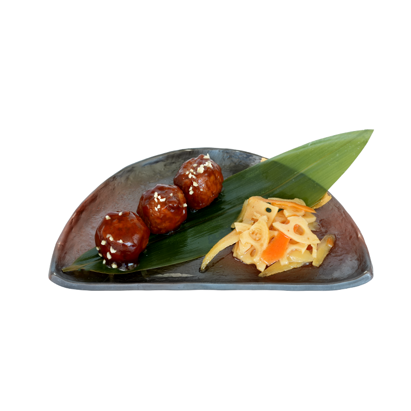 二十四節季 小暑・蓮<br>シャキシャキ蓮根の肉団子と蓮根きんぴらごぼうのセット